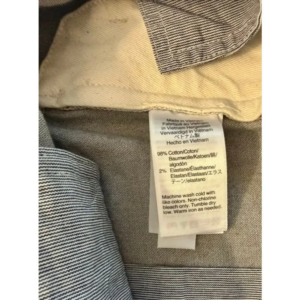 NWOT J.Crew 770 Straight-fit chino in stretch chambray in Concrete Gray sz 34x32